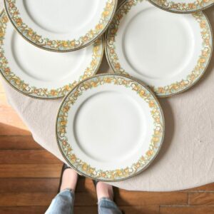 7 Assiettes à dessert Limoges