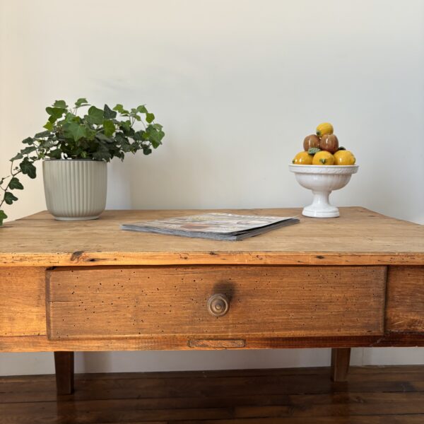 Table basse de ferme ancienne – Image 2