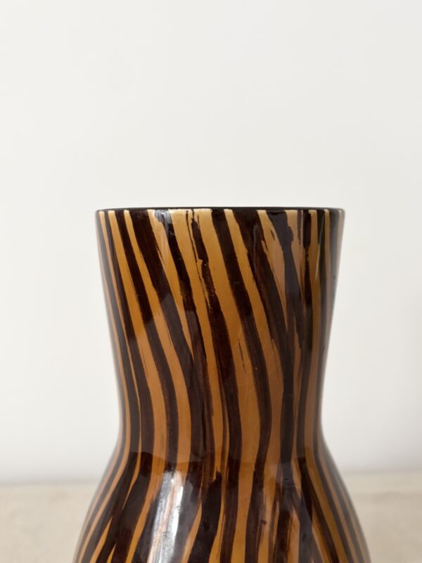 Vase à rayures vintage – Image 8