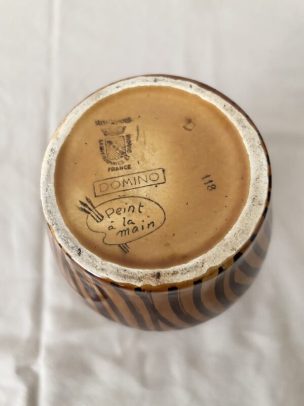 Vase à rayures vintage – Image 7