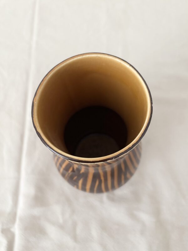 Vase à rayures vintage – Image 6