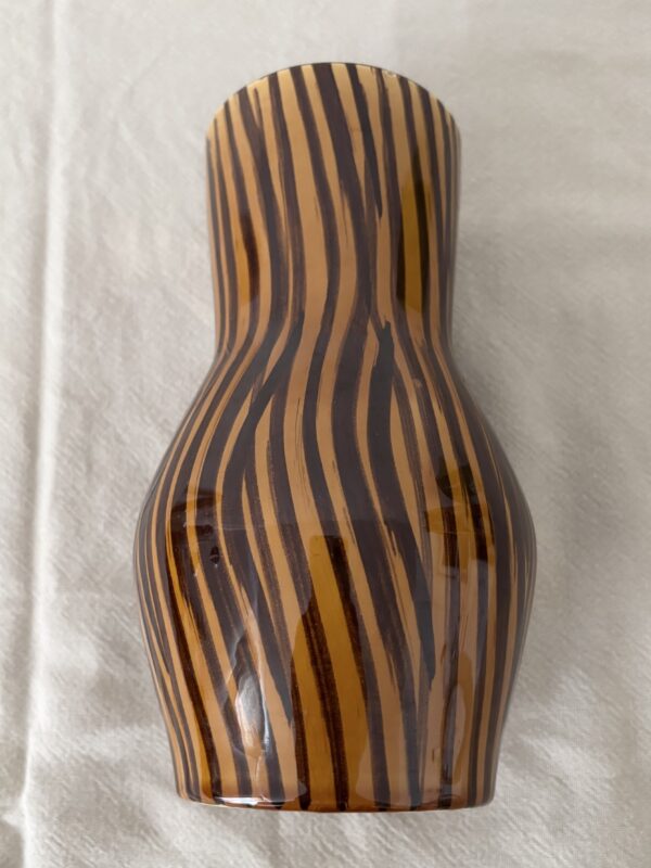 Vase à rayures vintage – Image 9