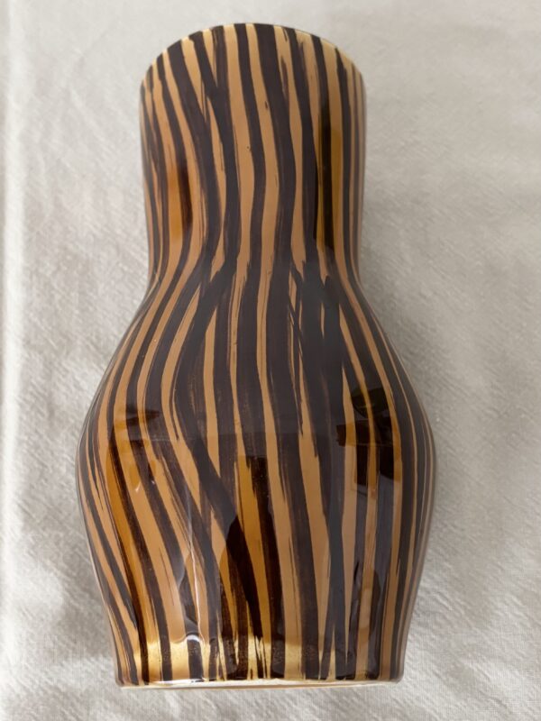Vase à rayures vintage – Image 2