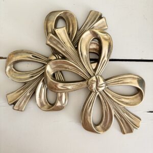 Paire de dessous de plat en laiton